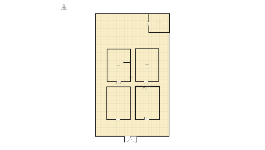 5 Wabi Sabi Empty Room floor plan 1689.53