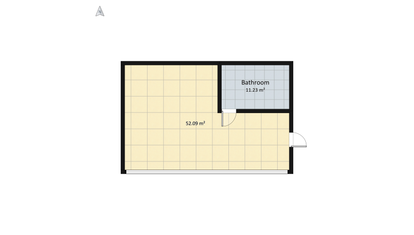 My first apartment- loft floor plan 69.06