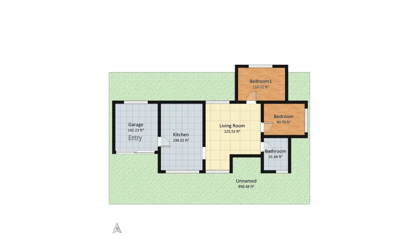 Modern Home floor plan 159.68