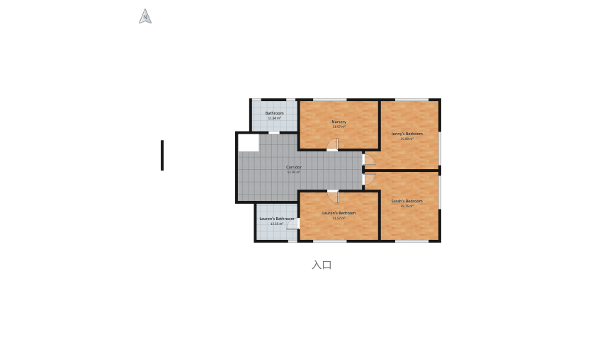 Modern Farmhouse floor plan 666.1