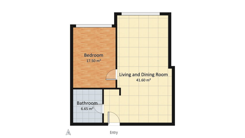 2024 apartment floor plan 72.7
