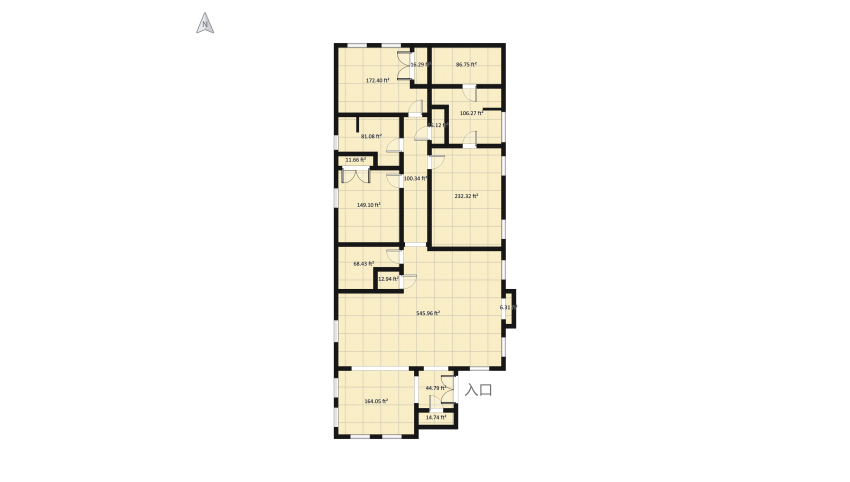 Quaint Family Home floor plan 195.49