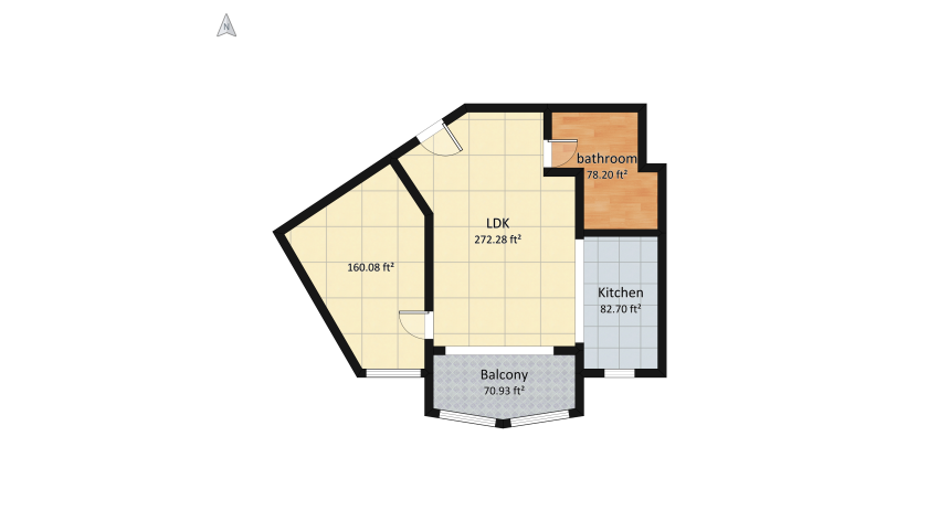 Honeycomb Element Redo- Art Deco floor plan 70.56