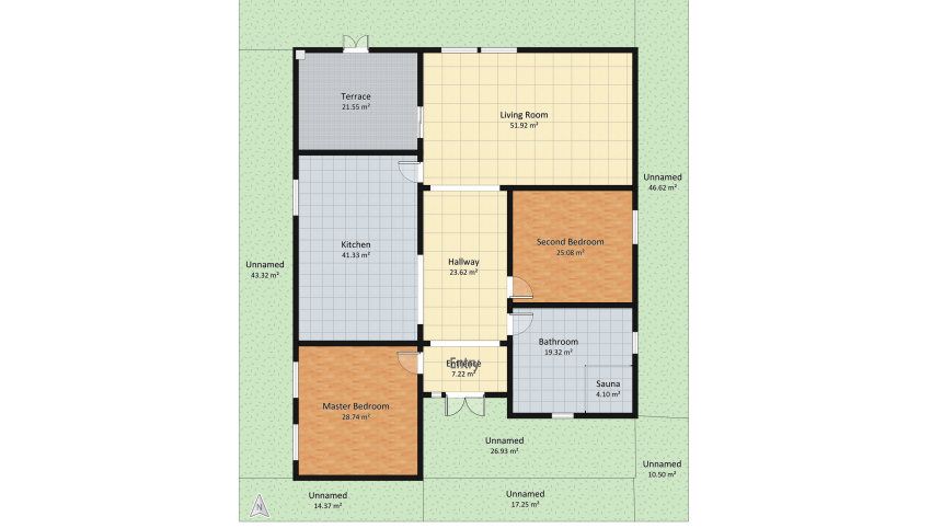 Memphis designed house floor plan 467.46