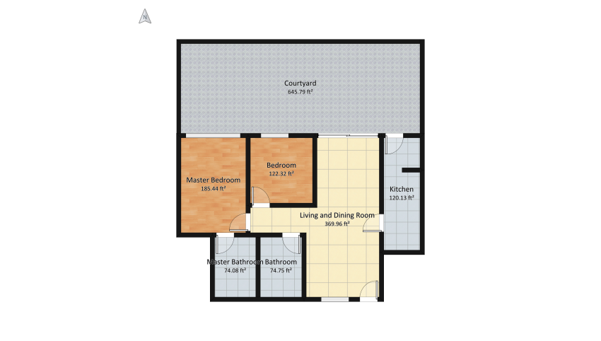 Suburban house floor plan 164.4