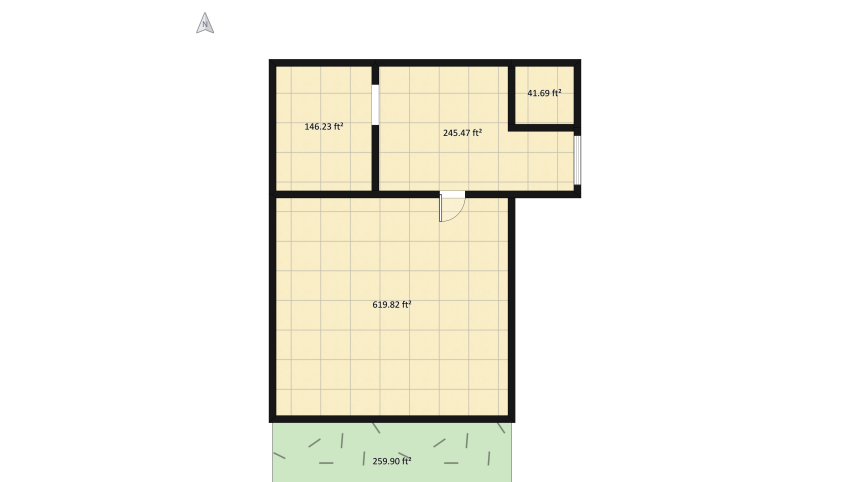 Modern Master Bedroom, Bathroom, and Closet floor plan 107.04