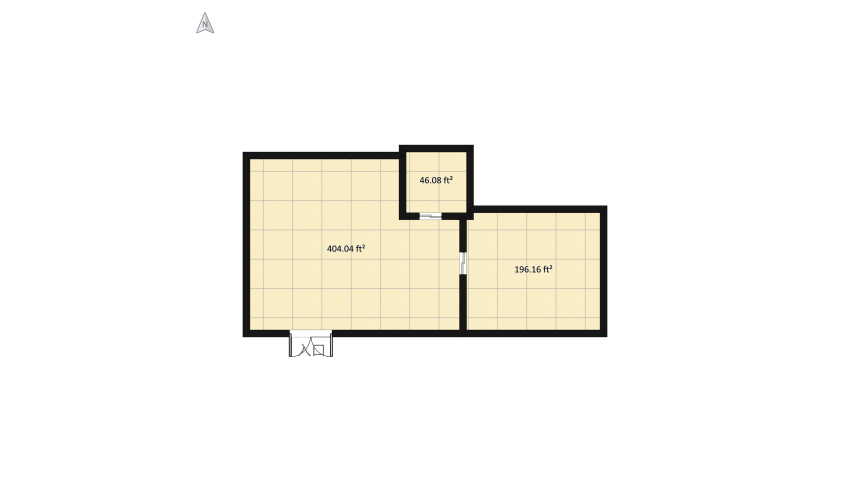 Apartment floor plan 66.39