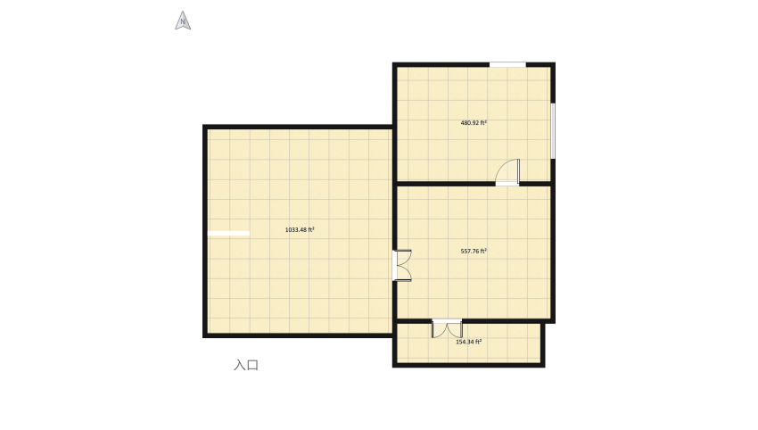 Modern Natural House floor plan 58.73