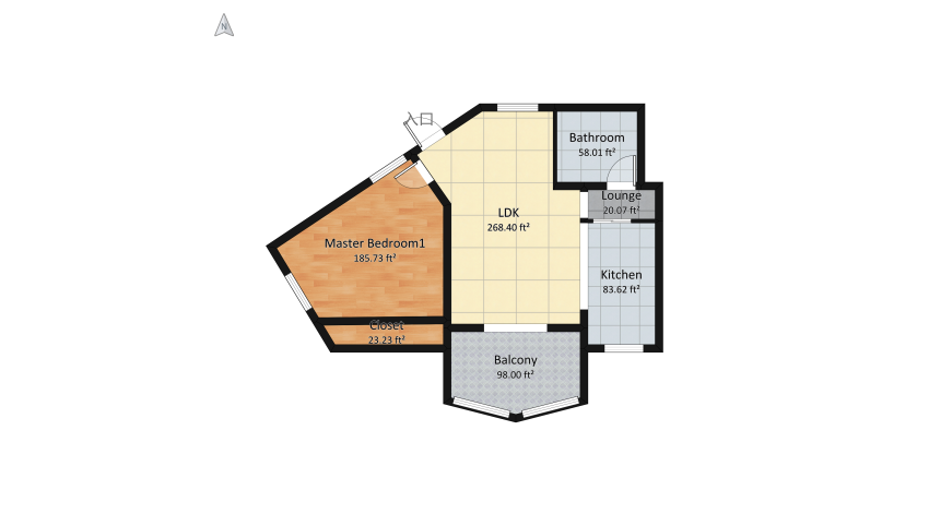 Arches Home floor plan 78.56