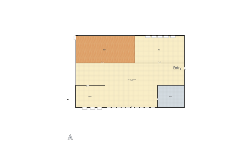 Set Design Project - Green/Black Bedroom(s)/living floor plan 3110.62