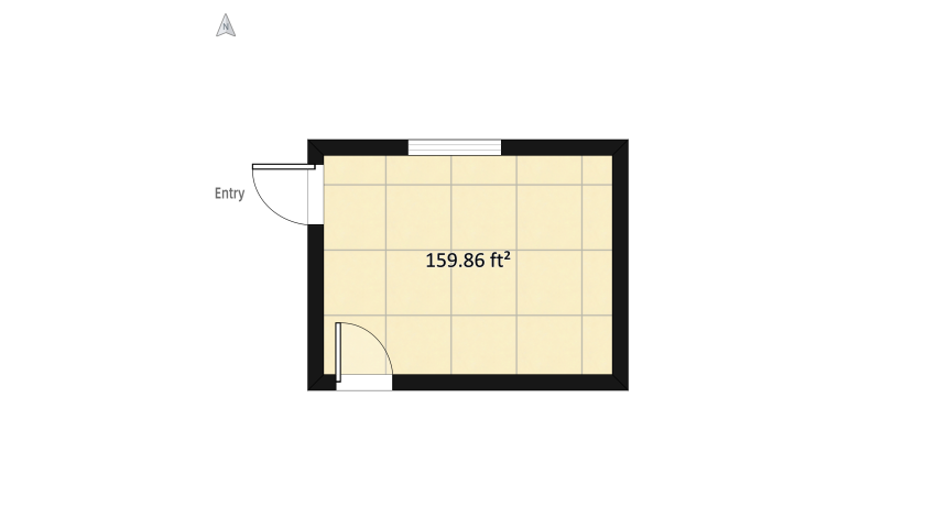 Office & Second Bedroom Design floor plan 16.78
