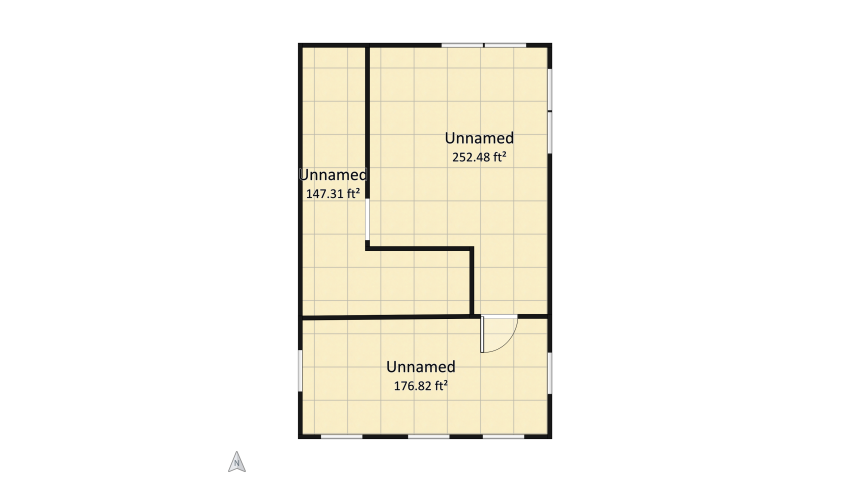 Avengers Bedroom floor plan 53.57