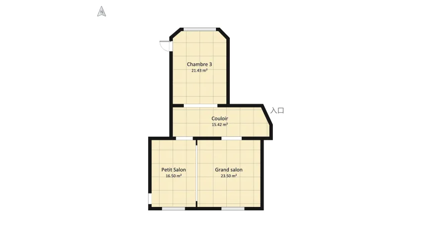 Projet Laffitte floor plan 85.05