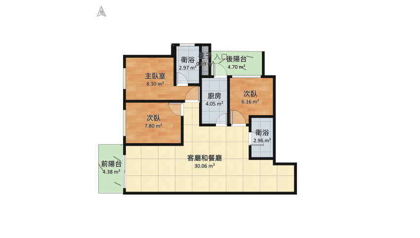 新豐房子 floor plan 79.22