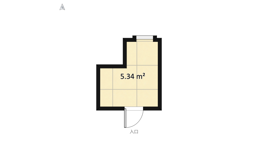 Modern Bathroom floor plan 6.15