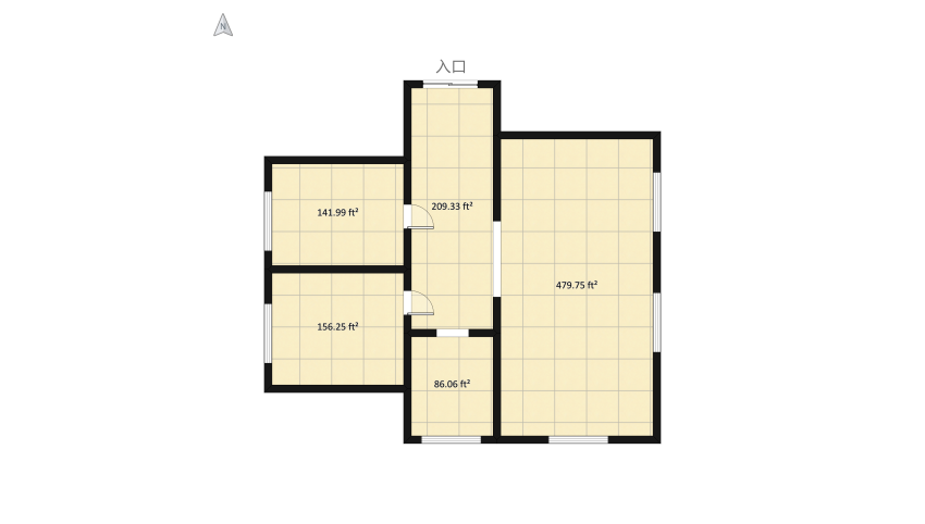 appartement ancien floor plan 110.79