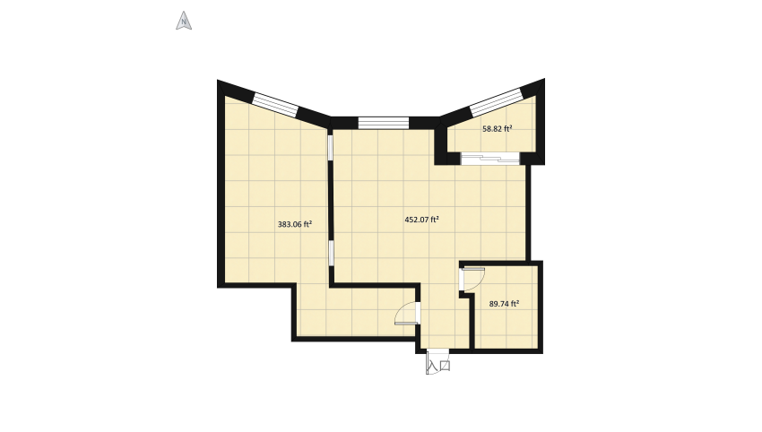 Luxorious Appartement floor plan 104.27