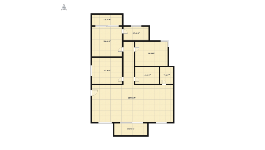 apartamento claro floor plan 278.36