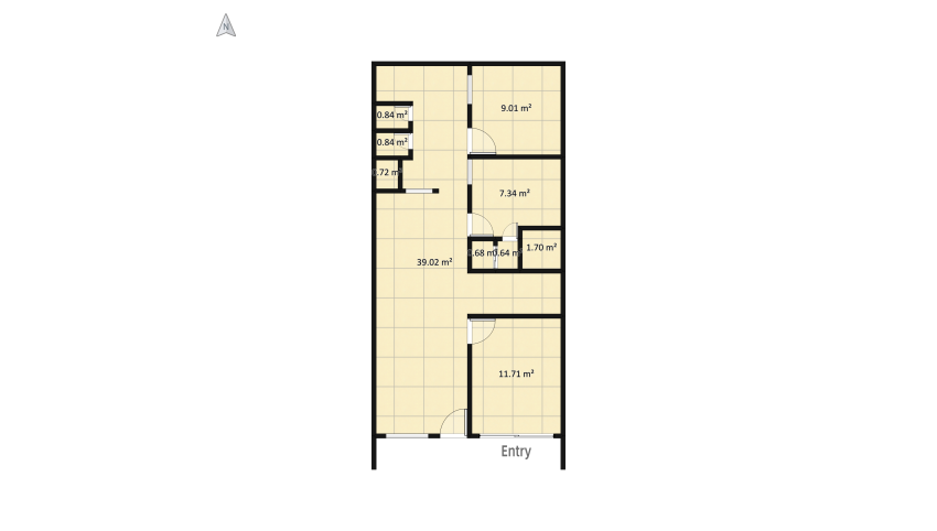 segundo diseño floor plan 78.63