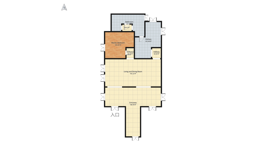 #T-ShapedContest - Year of the Fashionista Tiger floor plan 254.13