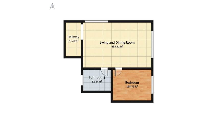 First house design! floor plan 78.58