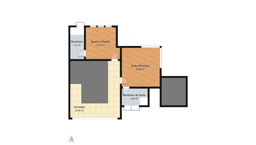 Casa de Veraneio floor plan 410.89