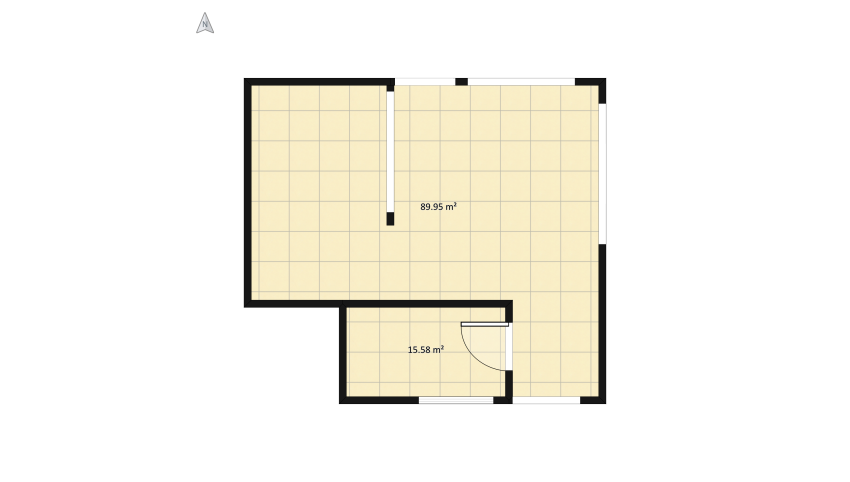 8 Industrial Style Tall Single Room floor plan 227.95