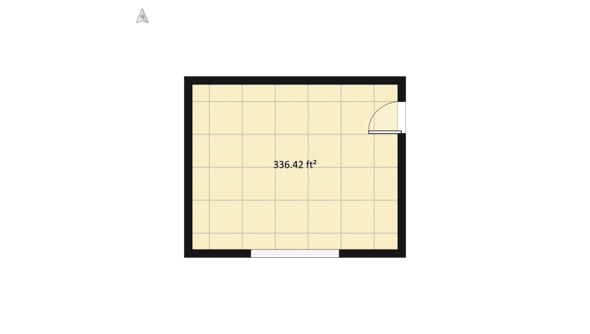 »»━ SIMPLE BEDROOM [5.5x6] ━«« floor plan 34.02