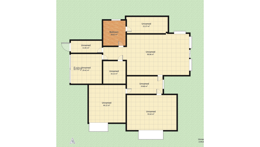 Кольровий дім floor plan 1686.1