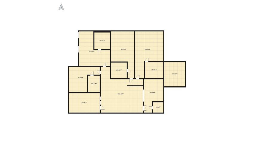 simple home floor plan 84.14