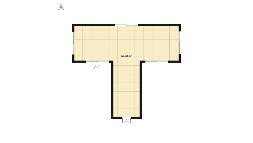 #T-ShapedContest - Tiger Room floor plan 73.16