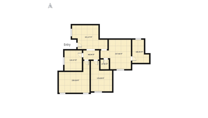 House floor plan 124.87