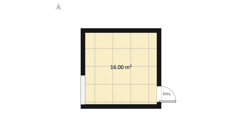 room with a slant floor plan 17.98
