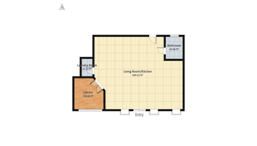 Rustic Autunm Cottage floor plan 233.16