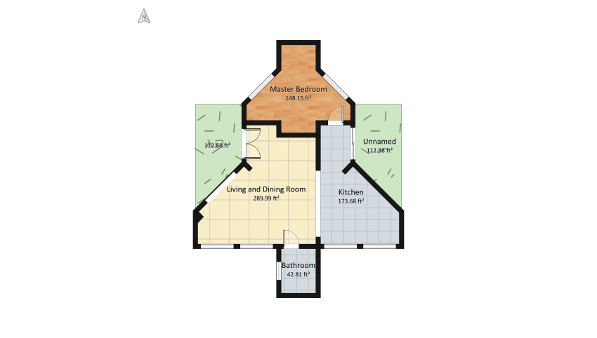 #ChristmasRoomContest-Snowy House floor plan 90.3