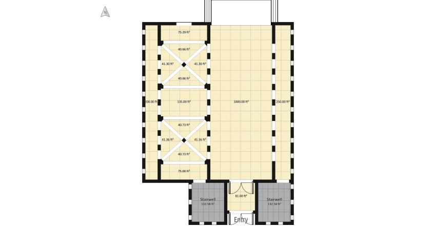 Marble Hall floor plan 460.6