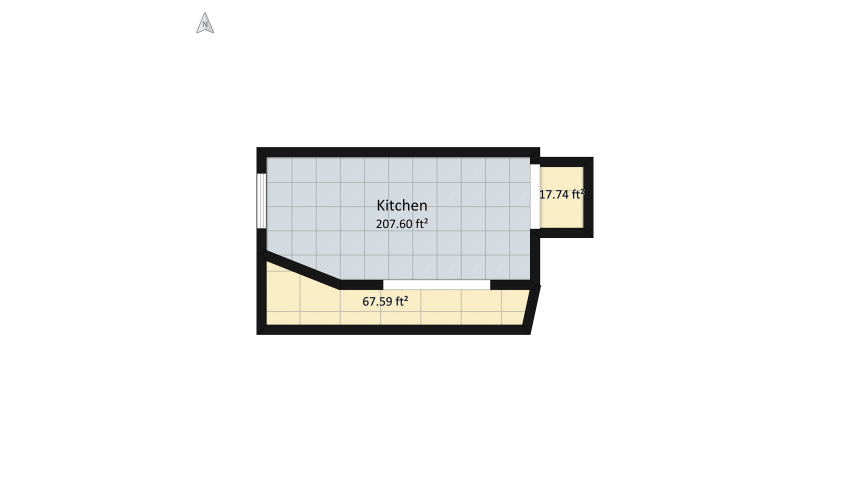Kitchen floor plan 32.11