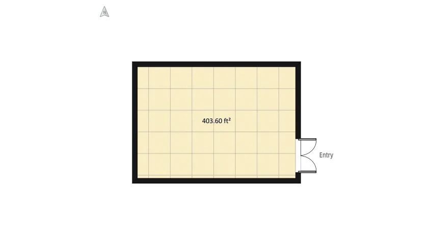  Small Metropolitan Bedroom floor plan 40.54