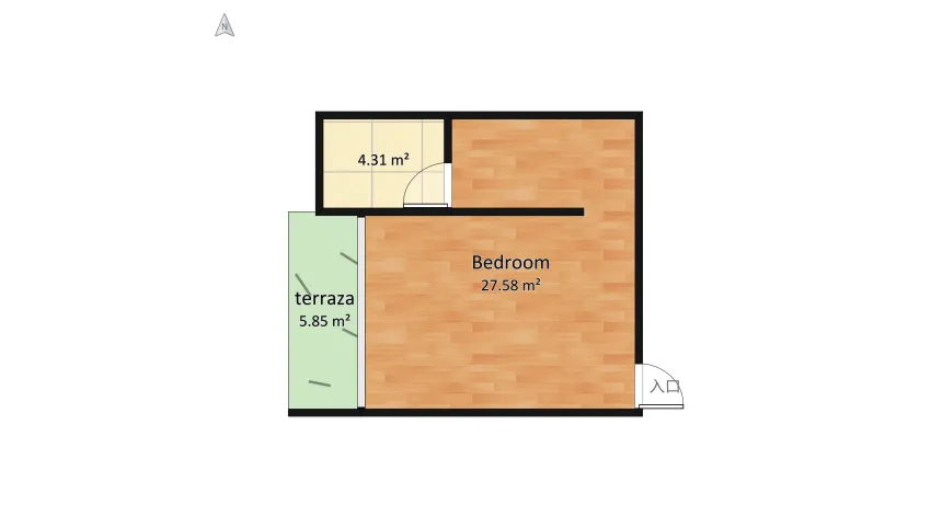 Dormitorio Chicas floor plan 40.5