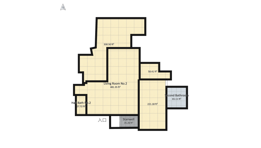 Apartment La' Pardusdýrr floor plan 256.71