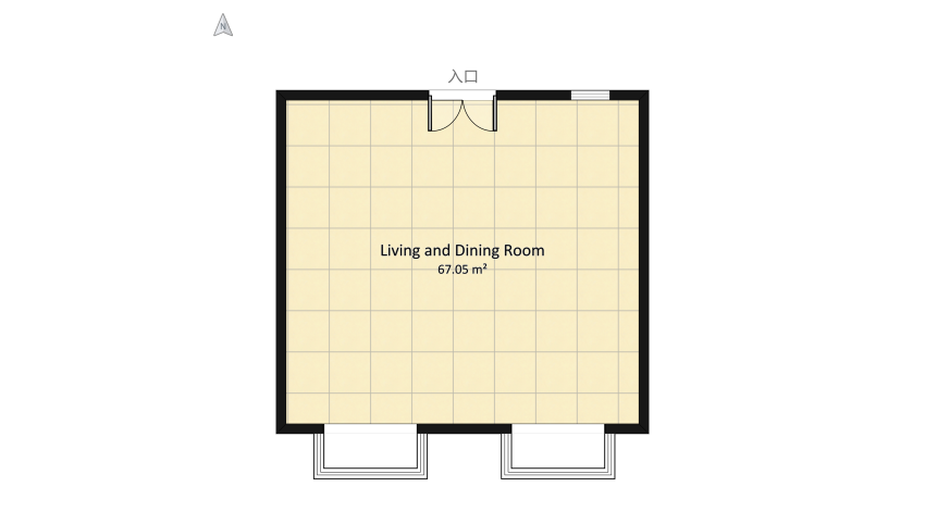 My beautiful place- "With the scent of spring" floor plan 71.05