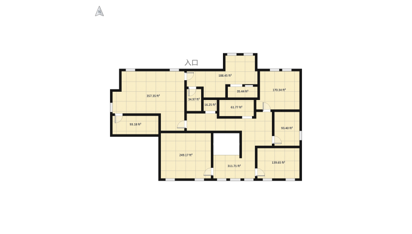 farmhouse floor plan 400
