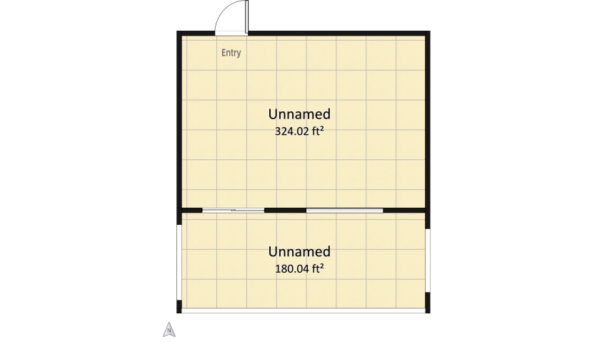 Luxury College Apartment Bedroom floor plan 46.83