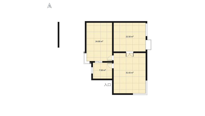 Projeto de Exemplo floor plan 94.38