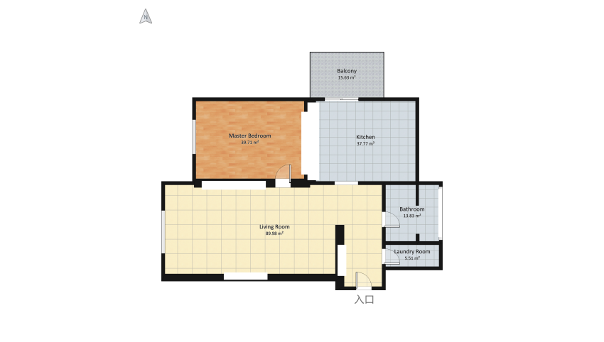 black apartment floor plan 228.02