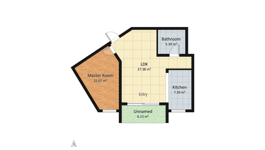Room 3 - Honeycomb Element floor plan 61.36