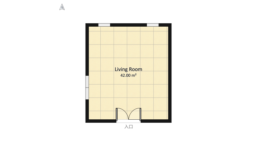 #AmericanRoomContest Living Room floor plan 45.18