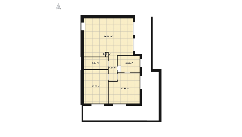 Casa Cavaria floor plan 98.62