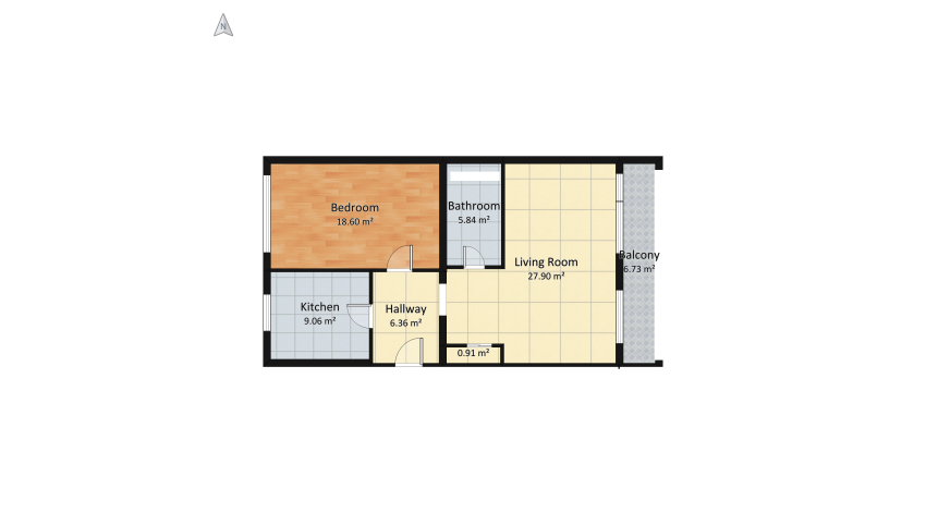 Copy of Mihaela /apartament rev 17.12 floor plan 84.24