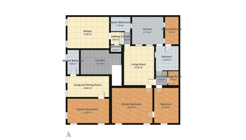 Appartamenti in via Marsala floor plan 889.88